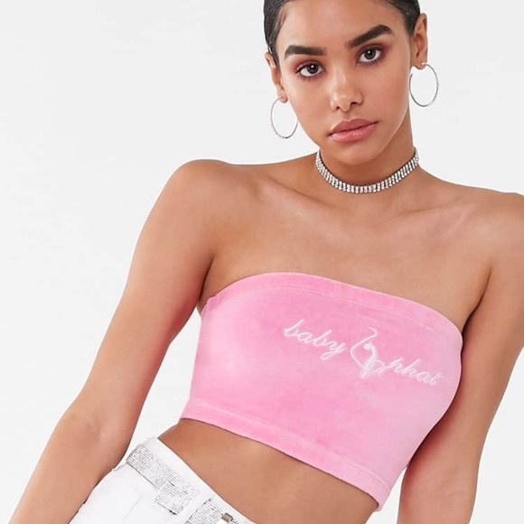 baby phat tube top forever 21